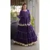 Purple Gota Patti Festive Plus Size Navratri Chaniya Choli - 172568920