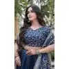 Blue Designer Plus Size Navratri Chaniya Choli with Jari Work - 173389449