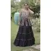 Black Plus Size Kutchi Patch Work Chaniya Choli - 173899844