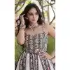 White Plus Size Navratri Chaniya Choli with Kutchi Work - 173899850