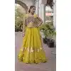 Parrot Green Pan Gota Patti Plus Size Navratri Chaniya Choli - 173989909
