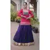 Purple Rayon Plus Size Navratri Chaniya Choli with Gamthi Work - 174141020
