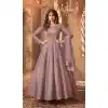 Mauve Net Anarkali Suit with Embroidery Work - 15042220624