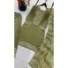 Mehendi Green Pure Fendy Silk Diamond Work Plus Size Salwar Suit - 15049220654