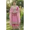 Pink Fendy Silk Embroidery Work Plus Size Salwar Suit - 15049220655