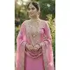 Pink Fendy Silk Embroidery Work Plus Size Salwar Suit - 15049220655