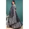 Black Soft Jacquard Party Wear Plus Size Lehenga Choli - 15052220663