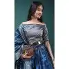 Blue Party Wear Soft Jacquard Plus Size Lehenga Choli - 15052220665