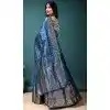 Blue Party Wear Soft Jacquard Plus Size Lehenga Choli - 15052220665