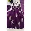 Purple Fendy Silk Embroidery Work Plus Size Salwar Suit - 15063220721