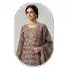 Elegant Mauve Silk Salwar Suit for Plus Size Women 15164221194