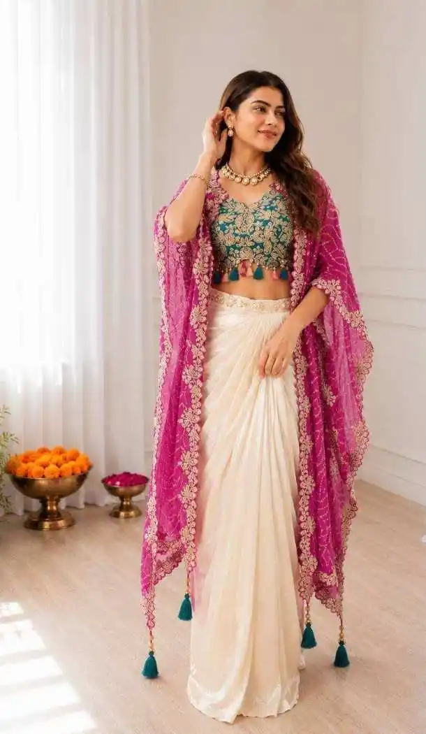 Teal Blue Banglory Silk Salwar Suit with Sequin Embroidery 15182221239