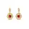 Beautiful Precious Jewellery Earrings For Women's In Red Color