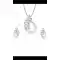 Incredible Silver Color Pendant Set