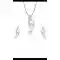 Amazing Silver Color Pendant Set