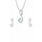Eye-catching Silver Color Pendant Set