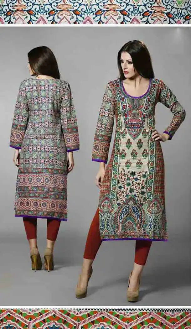 Incredible Straight Kurti in Cotton & Multiple Color | FH378362360