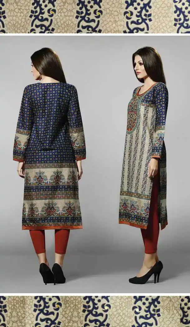Multiple Color Incredible Straight Kurti in Cotton | FH378362369