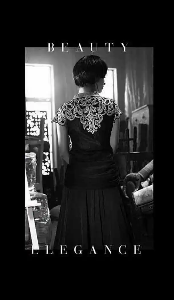 Black Color with Net Fabric Party Wear Stitched Gowns  | FH379262479