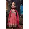 Bollywood Actress Zarine Khan Black color and Net fab A Line Style Lehenga FH381762797