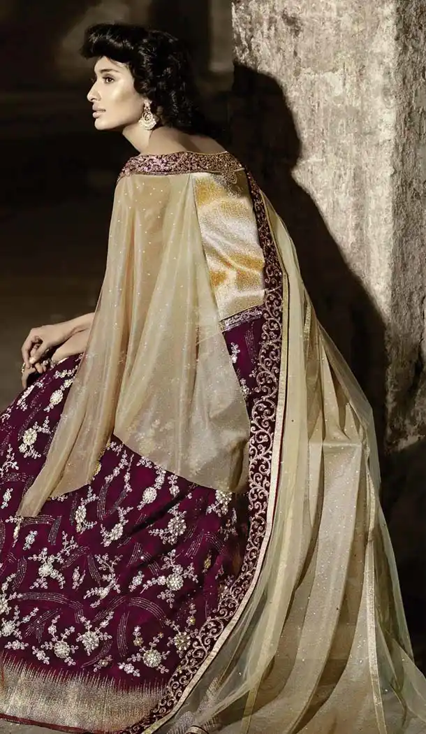 Net and Velvet Tailed Style Black Gorgeous Salwar Kameez | FH382062829