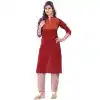 Blue and Gray Cotton Readymade Kurtis | FH383963094