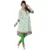 Blue and Gray Cotton Readymade Kurtis | FH383963094