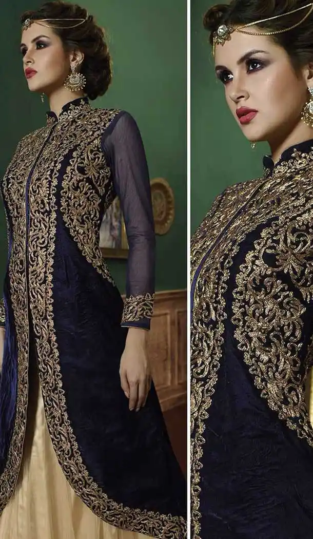 Brown Color and Satin A Line Style Lehenga Choli | FH385163201