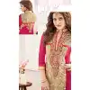 Neha Sharma ! Churidar Style Salwar Kameez in Violet and Brown Color | FH386863430
