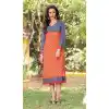 Ladies Formal Kurtis in White Color and Cotton Straight Cut Style | FH390063786