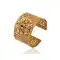 Pearls Stone Beige,Gold Color Bangles | FH390864114