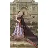 Lavender Georgette Lehenga Online Shopping | FH396664591