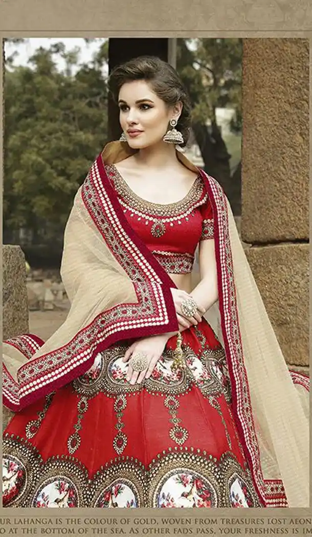 Maroon Georgette Lehenga Online Shopping | FH396664598