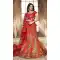 Bridal Lehenga Online Shopping in Red and Dupioni Raw Silk | FH403365324
