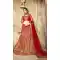 Bridal Lehenga Online Shopping in Dupioni Raw Silk and Red Color | FH403365331
