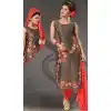 Art Silk Navy Blue Readymade Churidar Salwar Suit Online | FH403665379