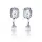Grey and Silver Color Stone Precious Jewellery Earring | FH404965565