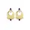 Blue and Gold Color Stone Artificial Jewellery Earring | FH405865626