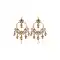 Blue and Gold Color Artificial Chandelier Style Earring | FH405965684
