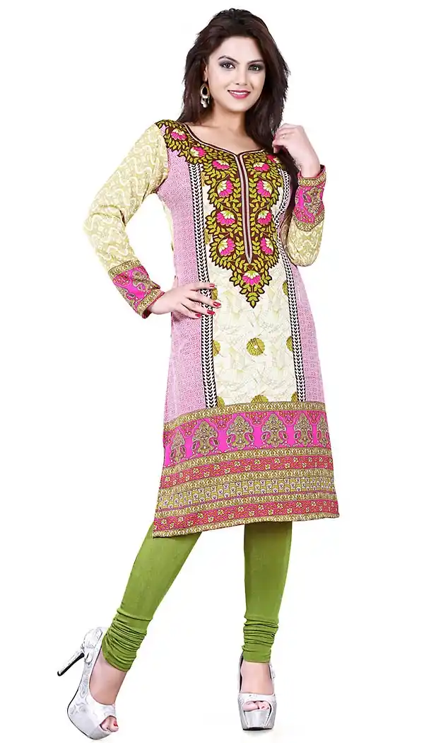 Incredible Straight Kurti Style in Crepe Silk & Multiple Color | FH409666130