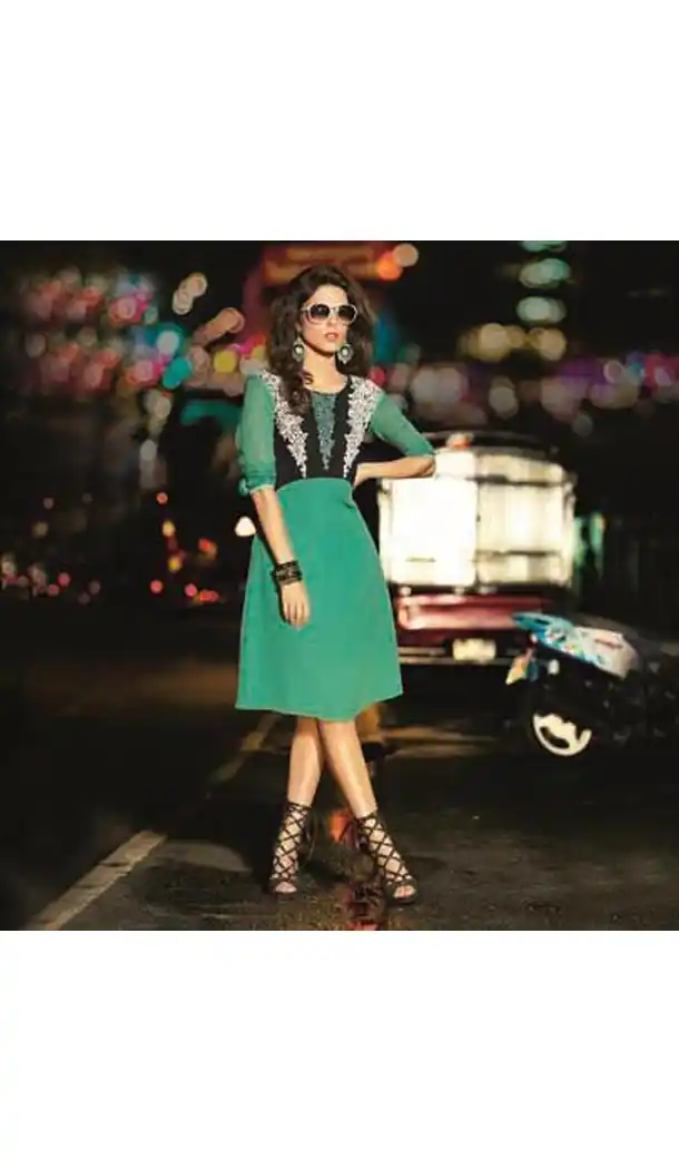 Incredible A-line Kurti Style in Georgette | FH416548945