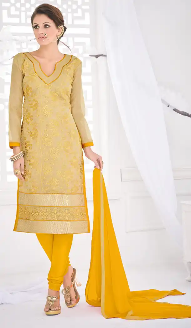 Tan Brown Chanderi Silk Online Casual Ladies Fashion Shopping | FH418267004