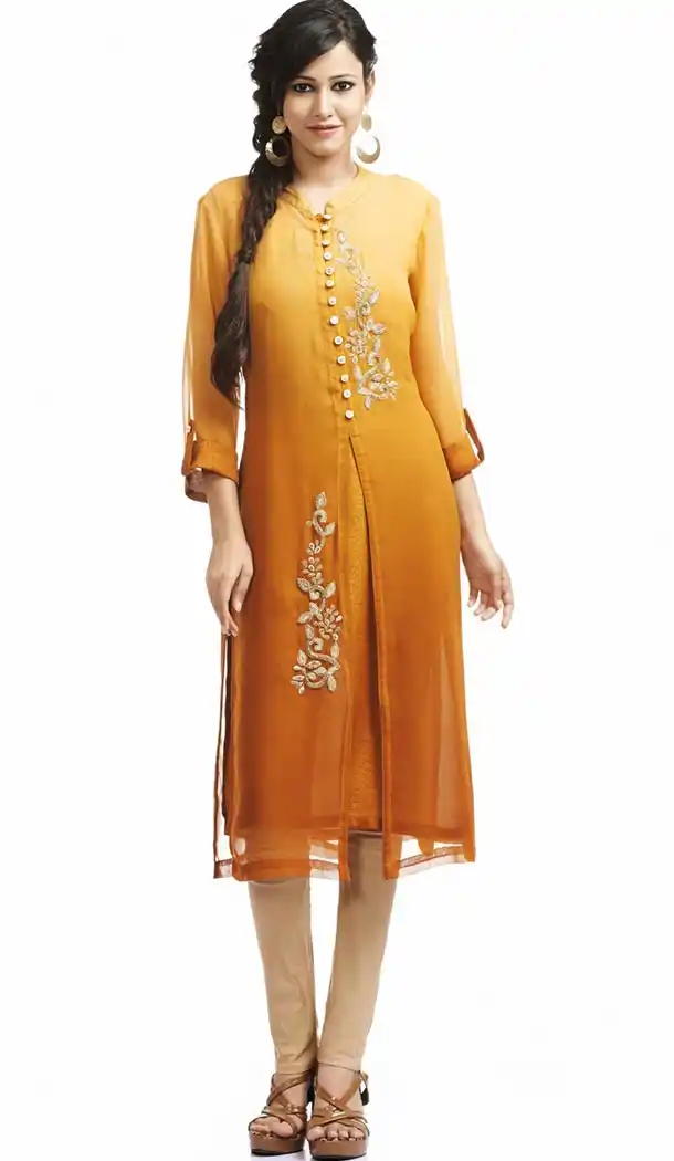 Incredible Achkan Kurti Style in Brown | FH420867307