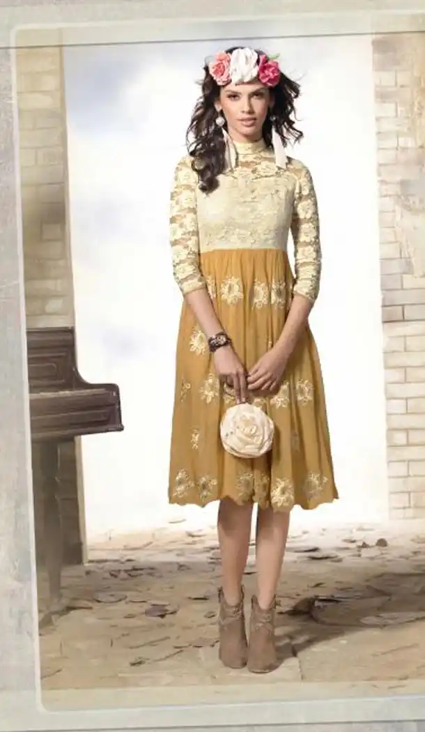 Incredible Princess Cut Kurti Style with Butta Work | FH421467369