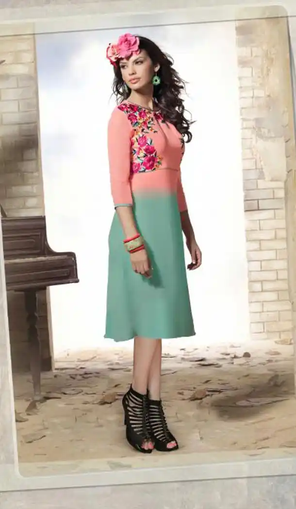 Incredible Princess Cut Kurti Style in Pink Color | FH421467382