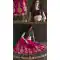 Deep Pink Color Georgette Circular Style Lehenga Choli | FH424767653