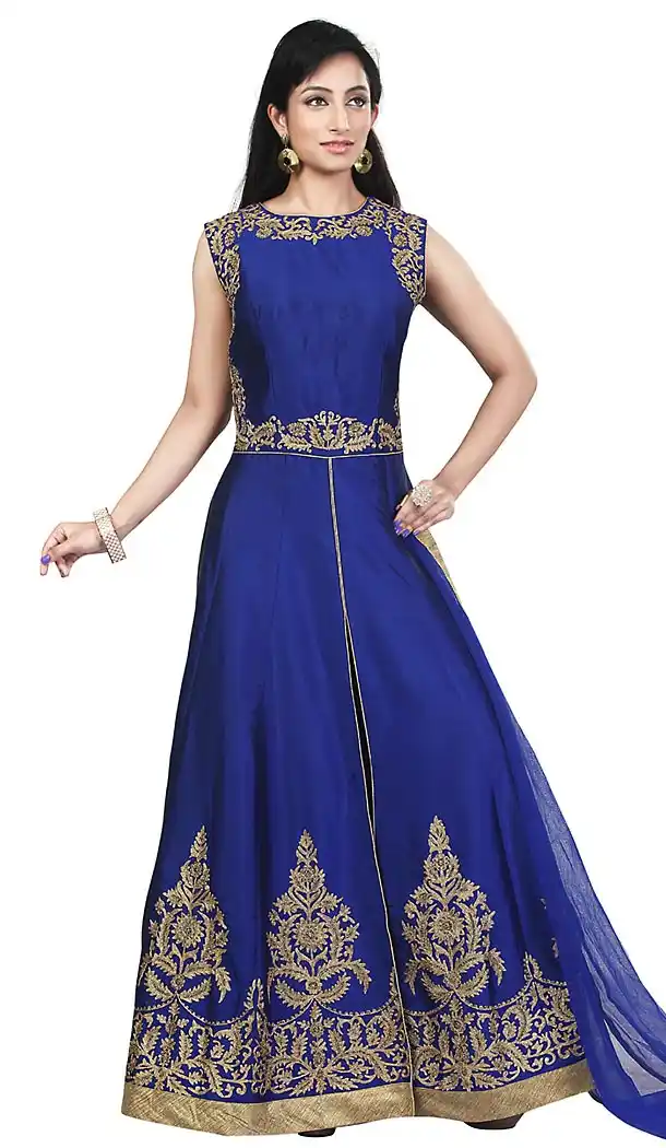 Royal Blue Readymde Designer Wedding Salwar Kameez and Wedding Suits Online | FH427968138