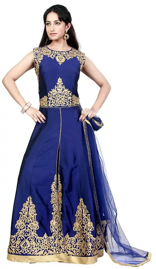 Royal Blue Readymde Designer Wedding Salwar Kameez and Wedding Suits Online | FH427968142