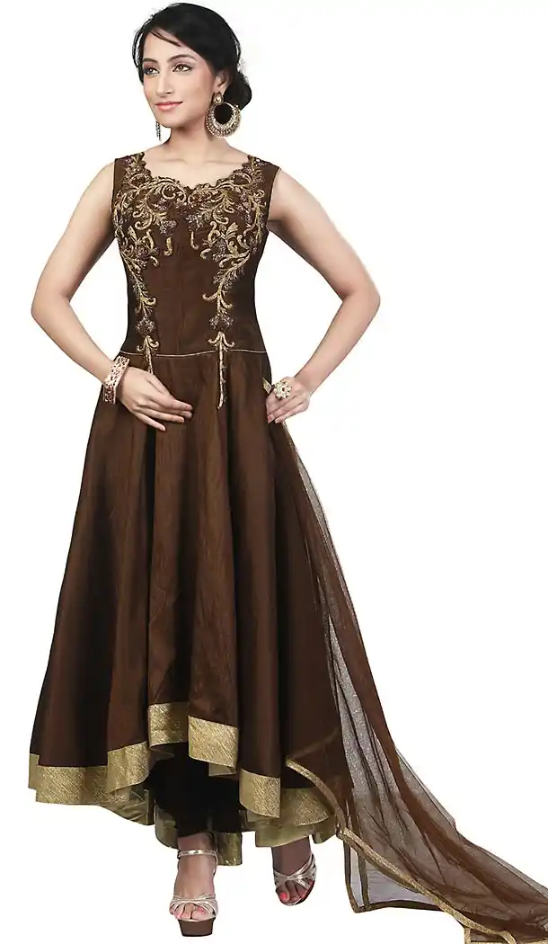 Chocolate Readymde Designer Wedding Salwar Kameez and Wedding Suits Online | FH428068149