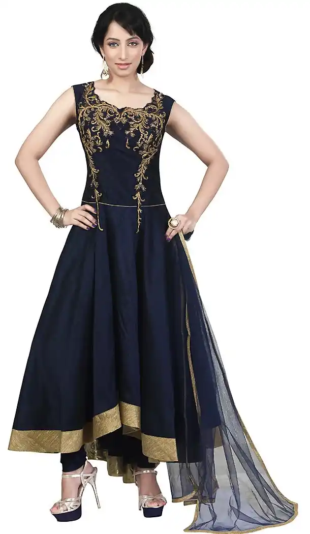 Navy Blue Readymde Designer Wedding Salwar Kameez and Wedding Suits Online | FH428068150